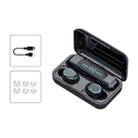 F9-9 TWS CVC8.0 Noise Cancelling Bluetooth Earphone with Charging Box, Support Touch Lighting Effect & Three-screen LED Power Display & Power Bank & Mobile Phone Holder & HD Call & Voice Assistant(Black) - 2