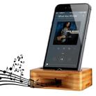 HQ-J101 Universal Bamboo Phone Desktop Stand Holder for Smart Phones within 5.5 inches - 1