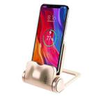 3 in 1 360 Degrees Rotation Phone Charging Desktop Stand Holder without Wireless Charging Function(Champagne Gold) - 1