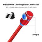 TOPK AM30 1m 2.4A Max USB to 8 Pin 90 Degree Elbow Magnetic Charging Cable with LED Indicator(Red) - 7
