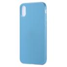 For iPhone XR Candy Color TPU Case(Blue) - 1