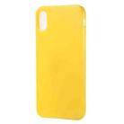For iPhone XR Candy Color TPU Case(Yellow) - 1