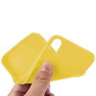 For iPhone XR Candy Color TPU Case(Yellow) - 4