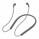 Neck-mounted Air Conduction Bluetooth Earphone with Magnetic Buckle, Support Call Vibration & Hands-free Calling & Battery Display & Multi-point Connection(Grey) - 1