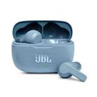 JBL WAVE 200TWS Bluetooth 5.0 True Wireless Semi-in-ear Bluetooth Earphone (Blue) - 1