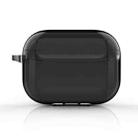 Wireless Earphones Shockproof Liquid Silicone Protective Case for Apple AirPods3(Black) - 1