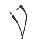 hoco UPA14 3.5mm Plug AUX Audio Cable, Length: 1m(Black) - 2
