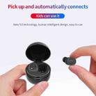 A10 TWS Space Capsule Shape Wireless Bluetooth Earphone with Magnetic Charging Box & Lanyard, Support HD Call & Automatic Pairing Bluetooth(Black) - 8