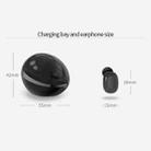 A10 TWS Space Capsule Shape Wireless Bluetooth Earphone with Magnetic Charging Box & Lanyard, Support HD Call & Automatic Pairing Bluetooth(Black) - 10