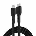 Original Xiaomi Youpin GL870 ZMI USB-C / Type-C to 8 Pin Silicone Cable, Cable Length: 1m(Black) - 1