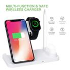 W30 QI Vertical Wireless Charger for Mobile Phones & Apple Watches & AirPods & Apple Pencil, with Adjustable Phone Stand (Black) - 5