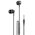 ROCK ES01 Exquisite Design In ear Wired Stereo Earphone (Black) - 1