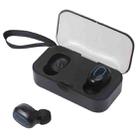 TI8S TWS Dazzling Wireless Stereo Bluetooth 5.0 Earphones with Charging Case(Black) - 1