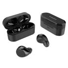 KONKA T8 TWS Lossless Noise Reduction Touch Mini Bluetooth Earphone with Charging Box, Support Master-slave Switching (Black) - 1