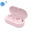 TW60 TWS Bluetooth 5.0 Touch Wireless Bluetooth Sports Earphone with Charging Box, Support Voice Assistant & Call(Pink) - 1