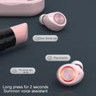 TW60 TWS Bluetooth 5.0 Touch Wireless Bluetooth Sports Earphone with Charging Box, Support Voice Assistant & Call(Pink) - 3