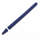 Stylus Pen Silica Gel Shockproof Protective Case for Apple Pencil 2 (Dark Blue) - 1