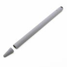 Stylus Pen Silica Gel Shockproof Protective Case for Apple Pencil 2 (Grey) - 1