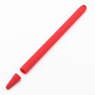 Stylus Pen Silica Gel Shockproof Protective Case for Apple Pencil 2 (Red) - 1