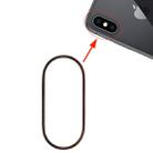 Rear Camera Glass Lens Metal Protector Hoop Ring for iPhone XS & XS Max(Gold) - 1