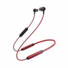 KONKA KY60 Neck-mounted Magnetic Sports Bluetooth Earphone, Support Automatic Connection(Red) - 1