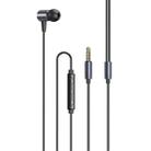 awei L2  3.5mm Plug In-Ear Wired Stereo Earphone with Mic(Grey) - 1