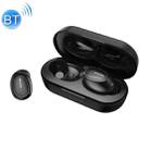 awei T6 TWS Bluetooth V5.0 Ture Wireless Sports Headset with Charging Case(Black) - 1
