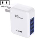 HT-CD03 15.5W 5V 3.1A 4-Port USB Wall Charger Travel Charger, US Plug - 1