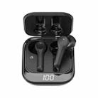 K08 Wireless Bluetooth 5.0 Noise Cancelling Stereo Binaural Earphone with Charging Box & LED Digital Display (Black) - 1