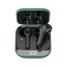 K08 Wireless Bluetooth 5.0 Noise Cancelling Stereo Binaural Earphone with Charging Box & LED Digital Display (Green) - 1