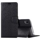 Silk Texture Horizontal Flip Leather Case for iPhone XR, with Holder & Card slots & Wallet & Photo Frame (Black) - 1