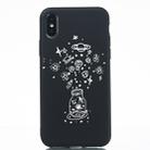 Wishing Bottle Painted Pattern Soft TPU Case for iPhone XS / X - 1