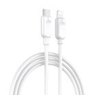 JOYROOM S-M412 PD Fast Charging 8 Pin to USB-C / Type-C Data Cable for iPhone, iPad, Length: 1m(White) - 1