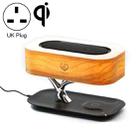 Tree Light Bluetooth Speaker Desk Lamp Phone Wireless Charger, UK Plug - 1