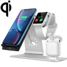 H05 QI Standard 3 in 1 Multifunctional Wireless Fast Charging Charger for Apple & iWatch & AirPods(Silver) - 1