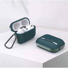 WIWU Defense Armor For AirPods Pro Aluminum Frame Earphone Protective Case (Green) - 1