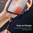 1m 2A Output USB Nylon Braided Rotate Magnetic Charging Cable, No Charging Head (Red) - 15