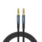 JOYROOM SY-10A1 AUX Audio Cable 3.5mm Male to Male Plug Jack Stereo Audio Wire AUX Car Stereo Audio Cable, Cable Length: 1.0m(Dark Blue) - 1