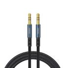 JOYROOM SY-15A1 AUX Audio Cable 3.5mm Male to Male Plug Jack Stereo Audio Wire AUX Car Stereo Audio Cable, Cable Length: 1.5m(Dark Blue) - 1
