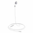 hoco M61 1.2m Nice Tone Single Ear Universal Wired Earphones with Mic (White) - 1