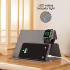 ROCK 3 in 1 Leather Portable Folding Wireless Charger for iPhone + iWatch + AirPods (Green) - 5