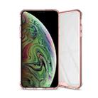 For iPhone XS Max Acrylic + TPU Shockproof Transparent Armor Case (Magenta) - 2