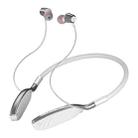 D01 Bluetooth 5.0 Hanging Neck Sports Wireless In-ear Bluetooth Earphone (Silver) - 1