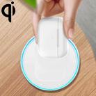 A05 3W QI Bluetooth Earphone Wireless Charger For AirPods 2 / Pro, with 8 Pin Port & Breathing Light (White) - 1
