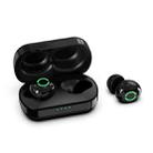 Langsdom T5 Stereo Wireless Bluetooth Earphone with Charging Box, Support HD Call & Siri (Black) - 1