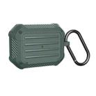 WIWU APC006 For Airpods Pro Shockproof Carbon Fiber Texture Bluetooth Earphone Protective Case (Green) - 1