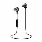 XT-21 Bluetooth 4.2 Four-speakers Neck-mounted Sports Wireless Bluetooth Earphone (Black) - 1