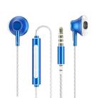 JOYROOM JR-E208 Metal Flat Wired In Ear Earphone (Blue) - 1