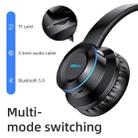 JOYROOM JR-H16 Bluetooth 5.0 Fashion Design Bluetooth Headphone with Breathing Lamp(Black) - 9