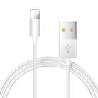 JOYROOM JR-S113 Ben Series 2A 8 Pin Quick Charging Cable, Upgrade Version, Length : 1m (White) - 1